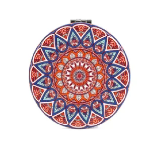 Specchio Mandala Rosso e Blu