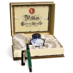 Penna Stilografica M251 Green-Black + boccetta inchiostro Gift Set