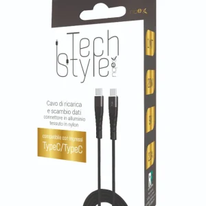 Cavo di ricarica Type C/Type C 1mt