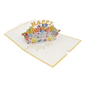 Biglietto Augurale Origami Happy Birthday