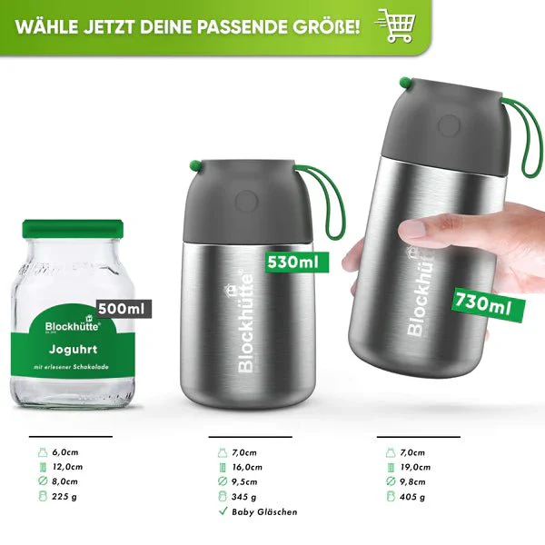 Lunch-Bundle - Thermolunchbox + Edelstahl Trinkflasche - immagine 7