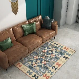 Tappeto Kilim Azzurro